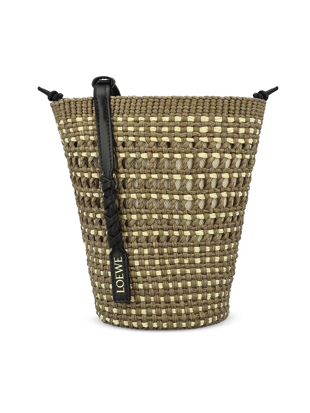 Paulas Ibiza Braid Pocket Bucket Bag