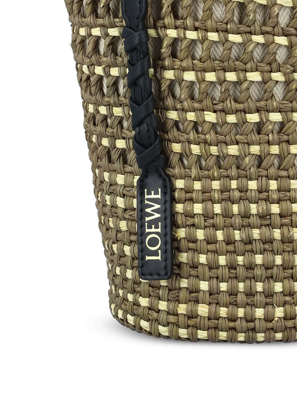Paulas Ibiza Braid Pocket Bucket Bag