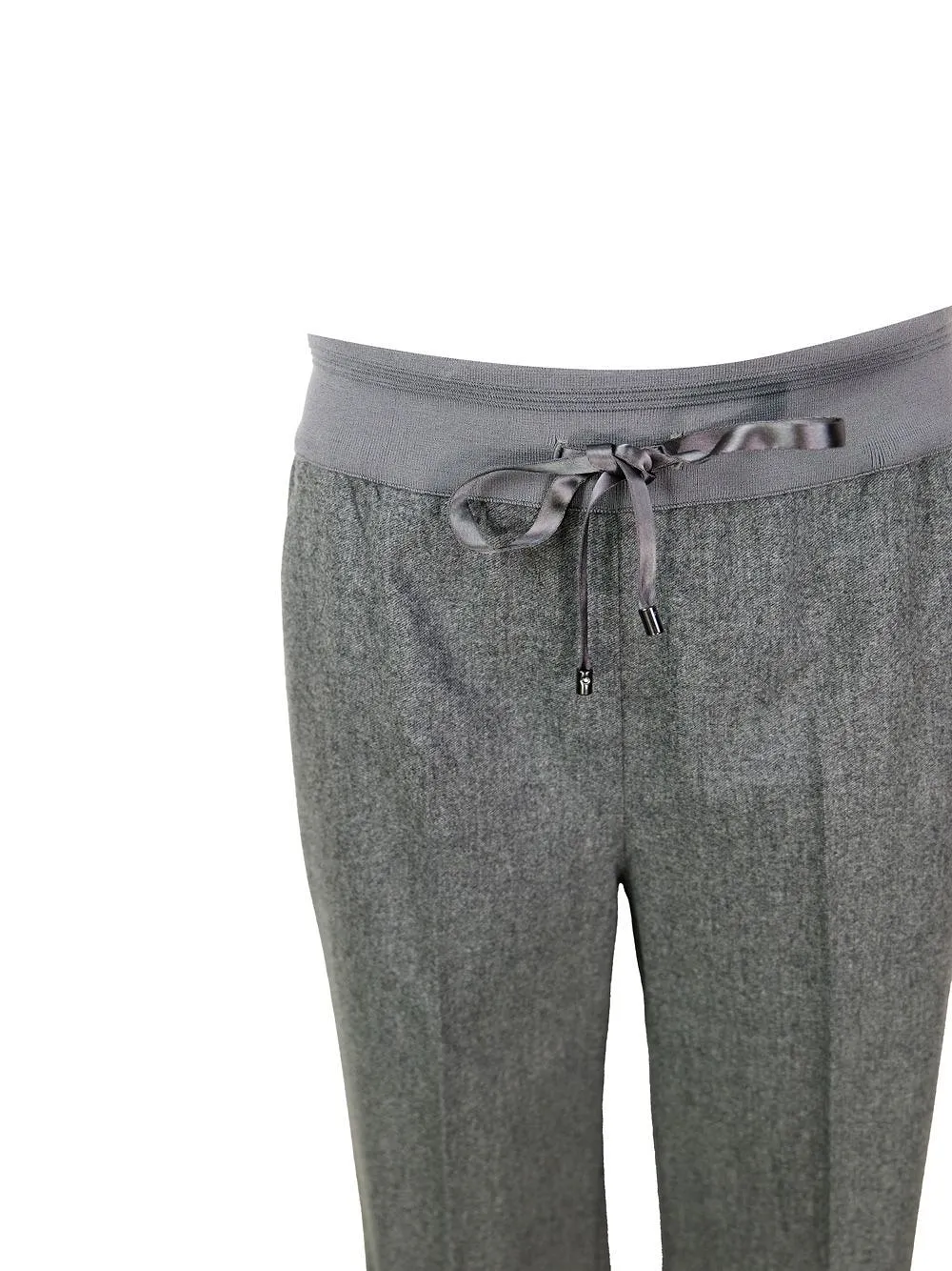 Lorena Antoniazzi Pleated Drawstring Trousers
