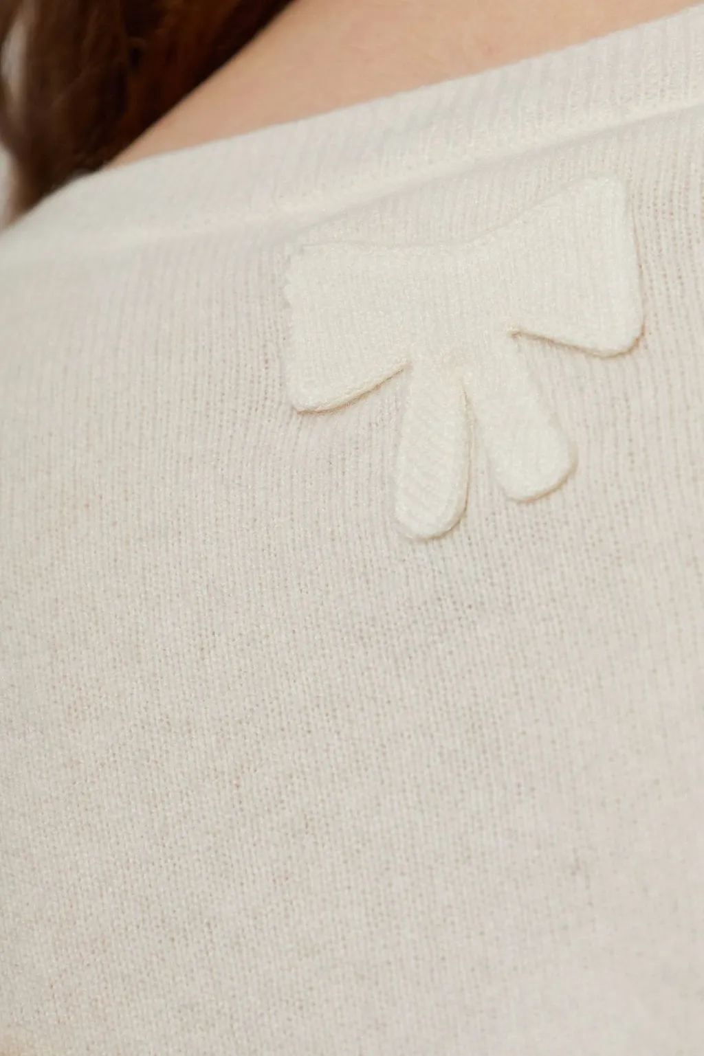 Loveshackfancy Cameyrn Bow Detail Cardigan