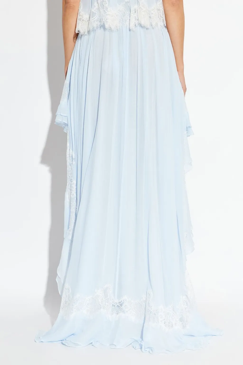 Loveshackfancy Jolina Ruffled High-Low Skirt