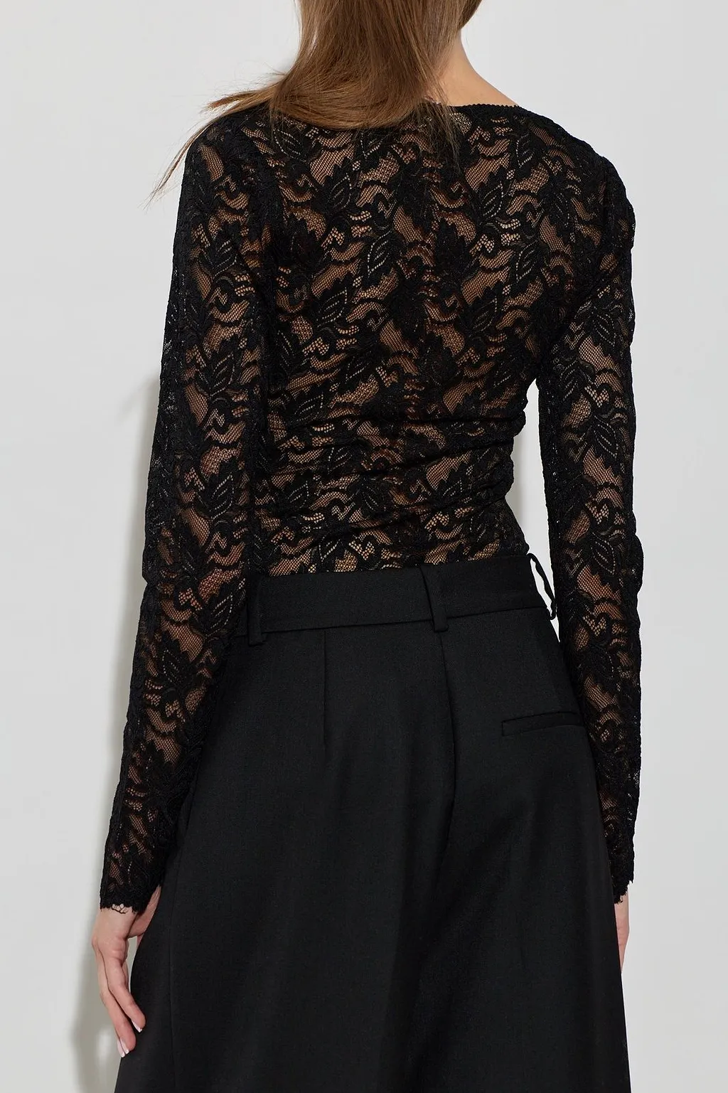 Jannie Lace Long-Sleeve Bodysuit