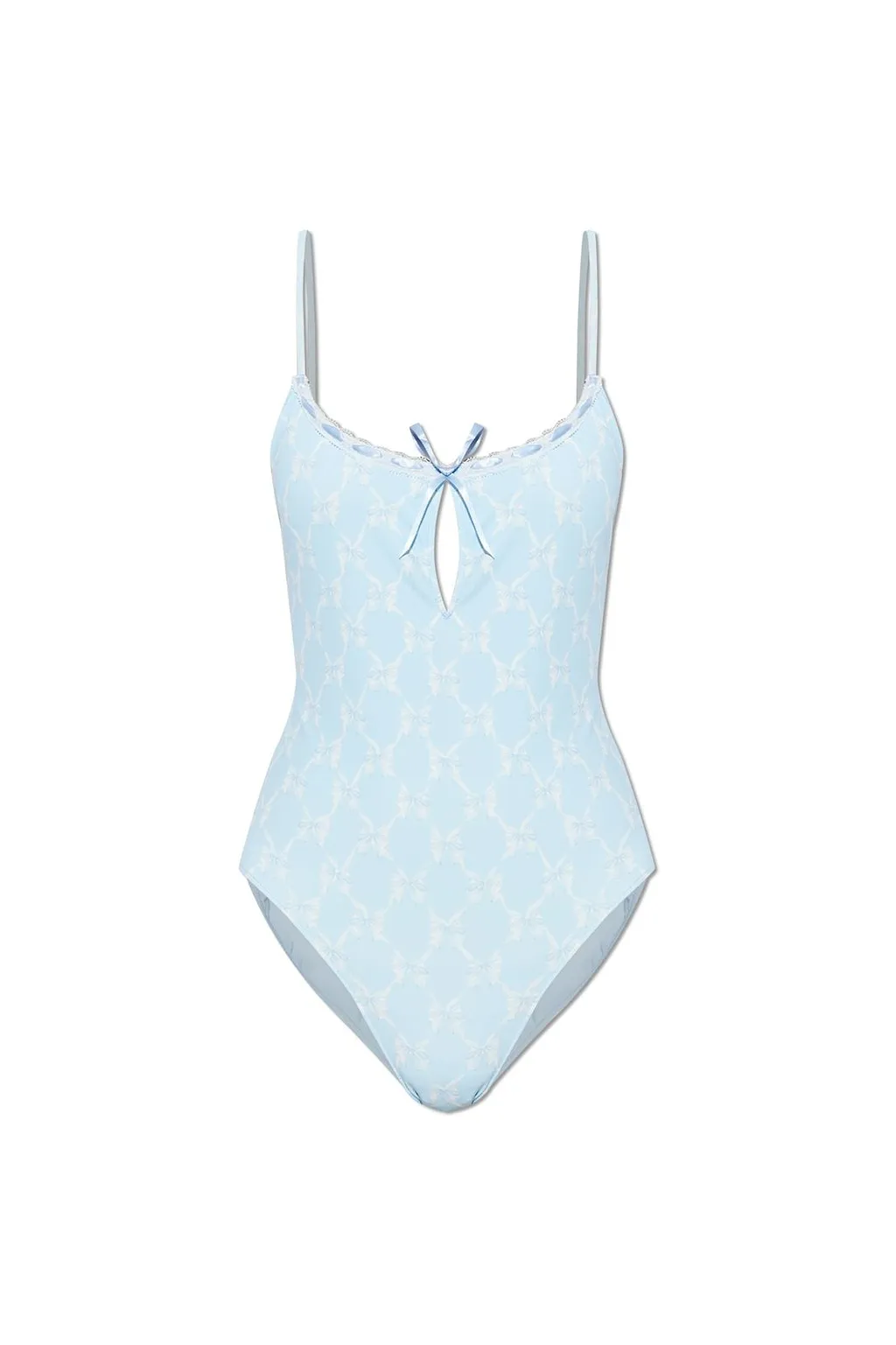 Loveshackfancy Laguna Bow One-Piece Swimsuit