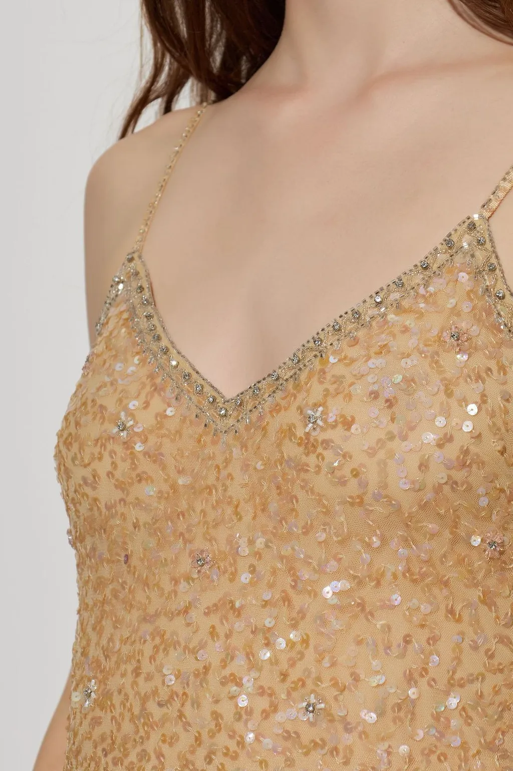 Lyrika Sequined Mini Dress