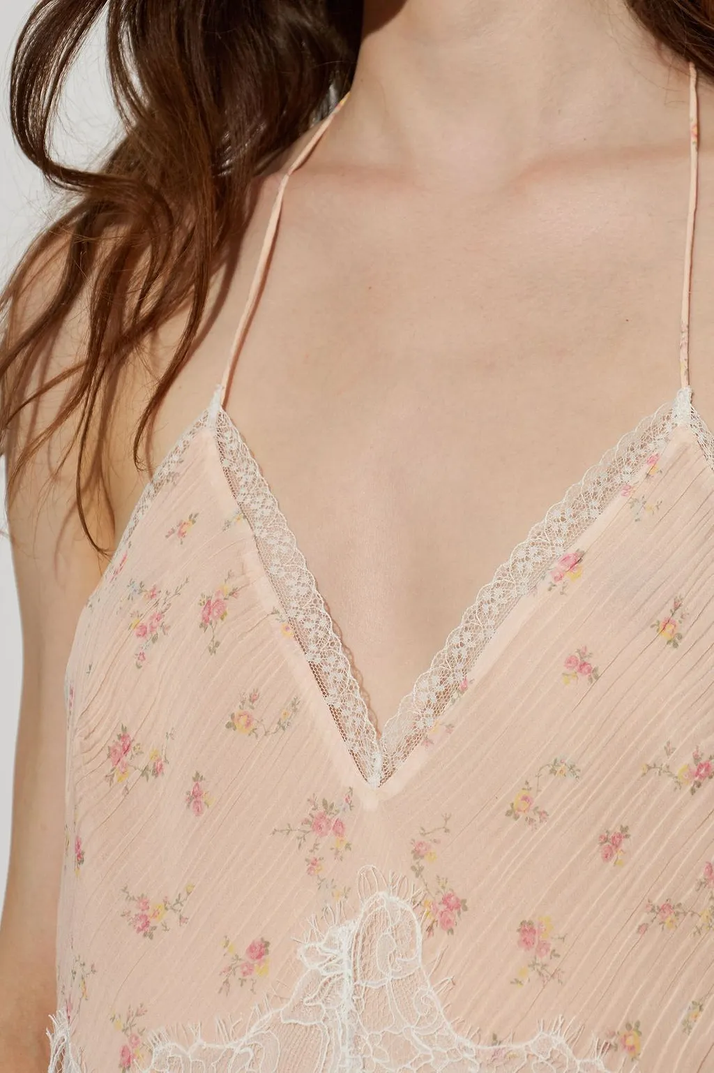 Loveshackfancy Kieva Lace-Trim Midi Dress