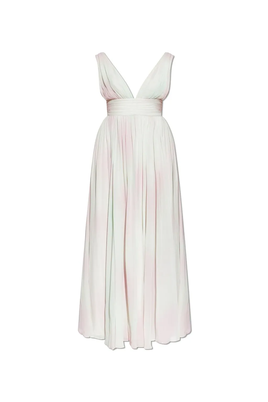 Loveshackfancy Madeleine Pleated Maxi Dress