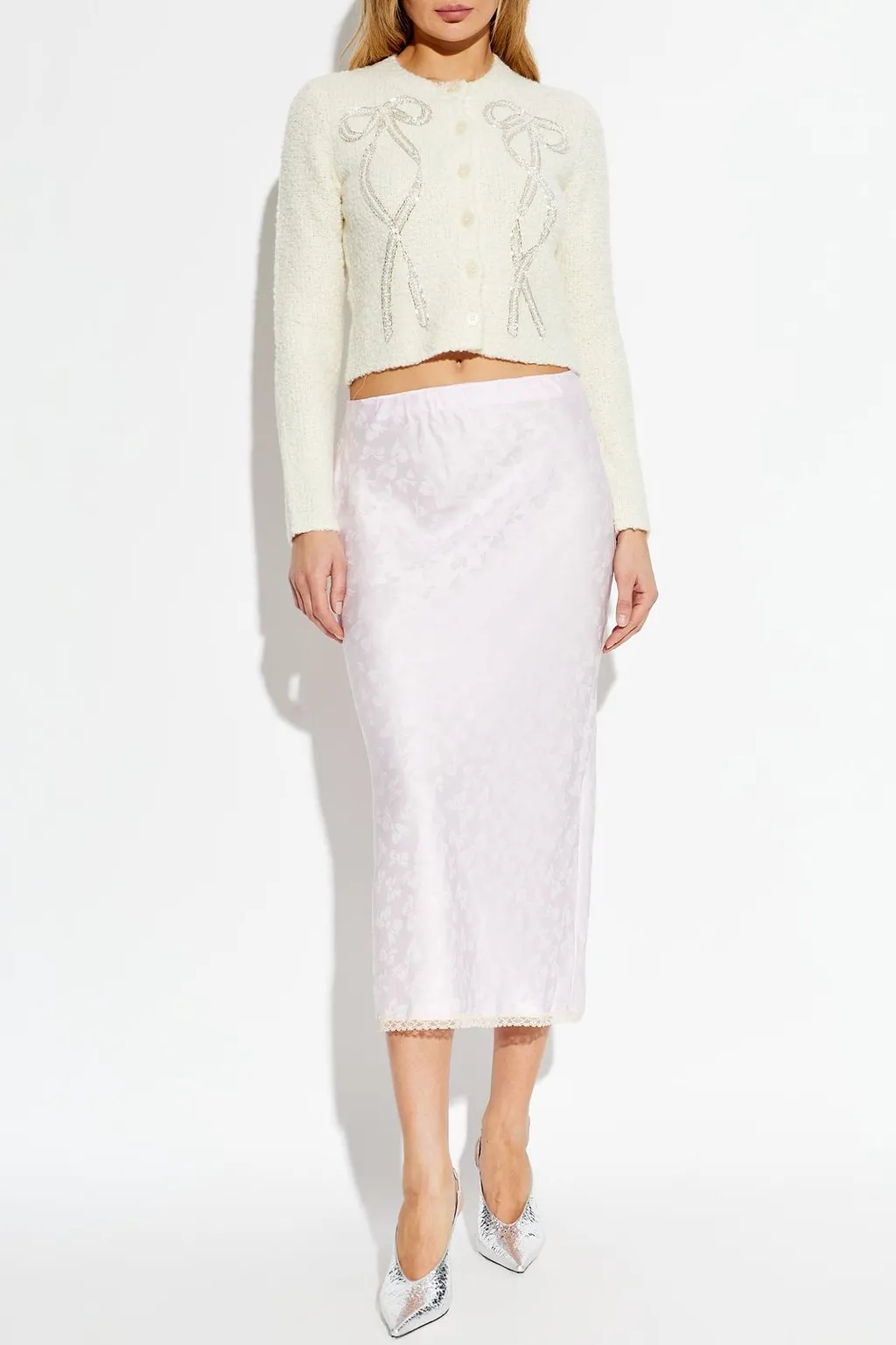 Loveshackfancy Leocadia Embellished Cardigan