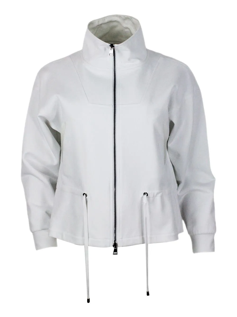 Lorena Antoniazzi Zip-Up High Neck Sweatshirt