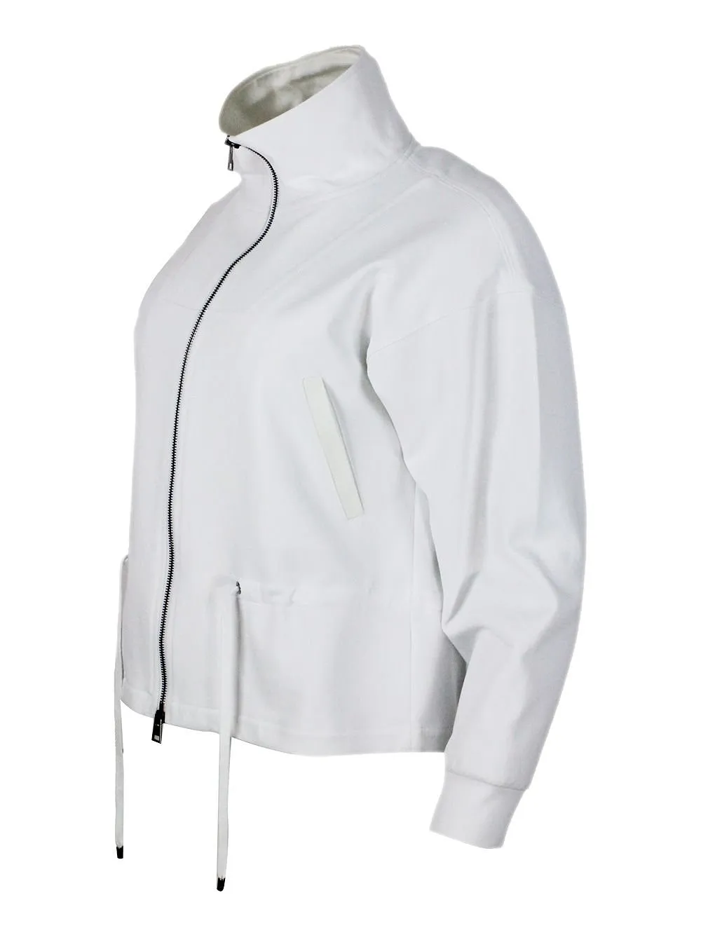 Lorena Antoniazzi Zip-Up High Neck Sweatshirt