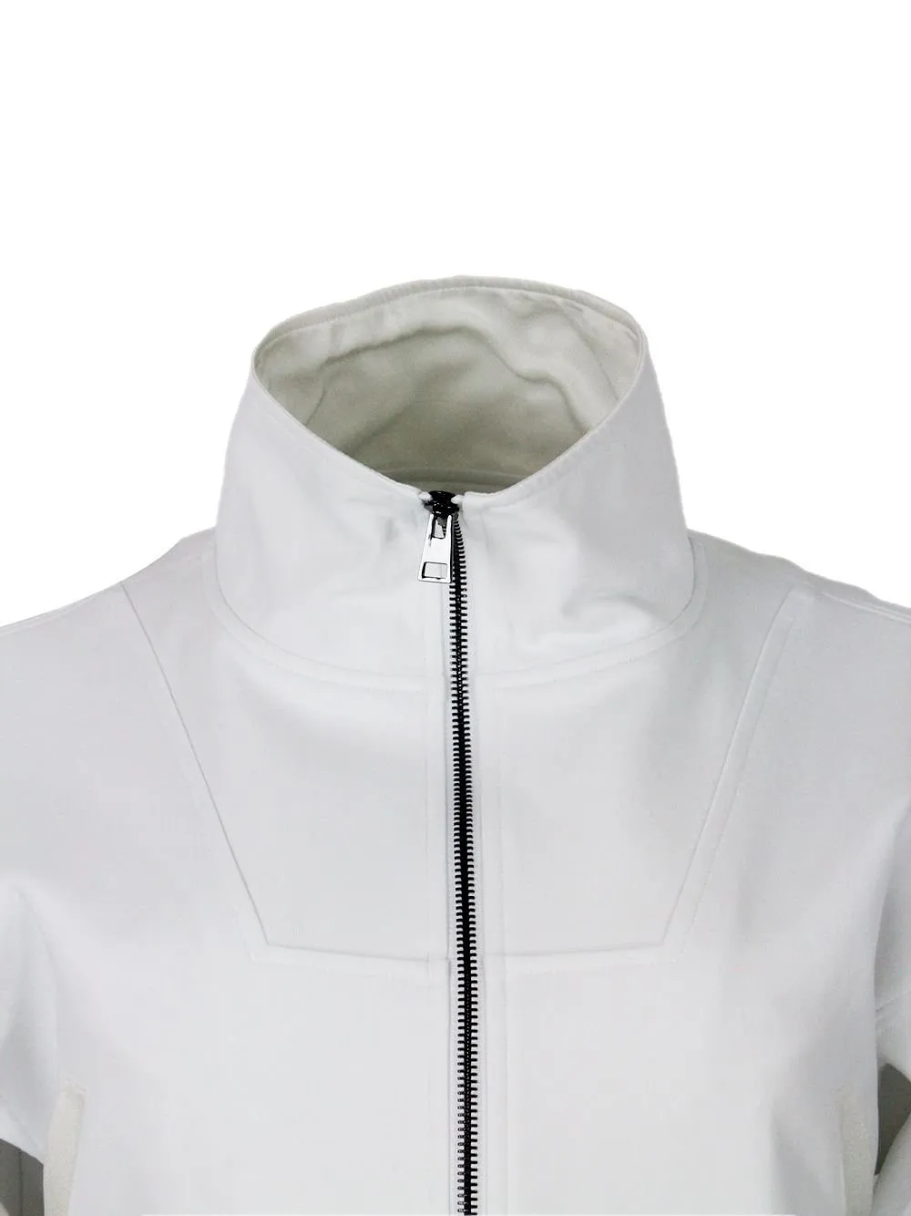 Lorena Antoniazzi Zip-Up High Neck Sweatshirt