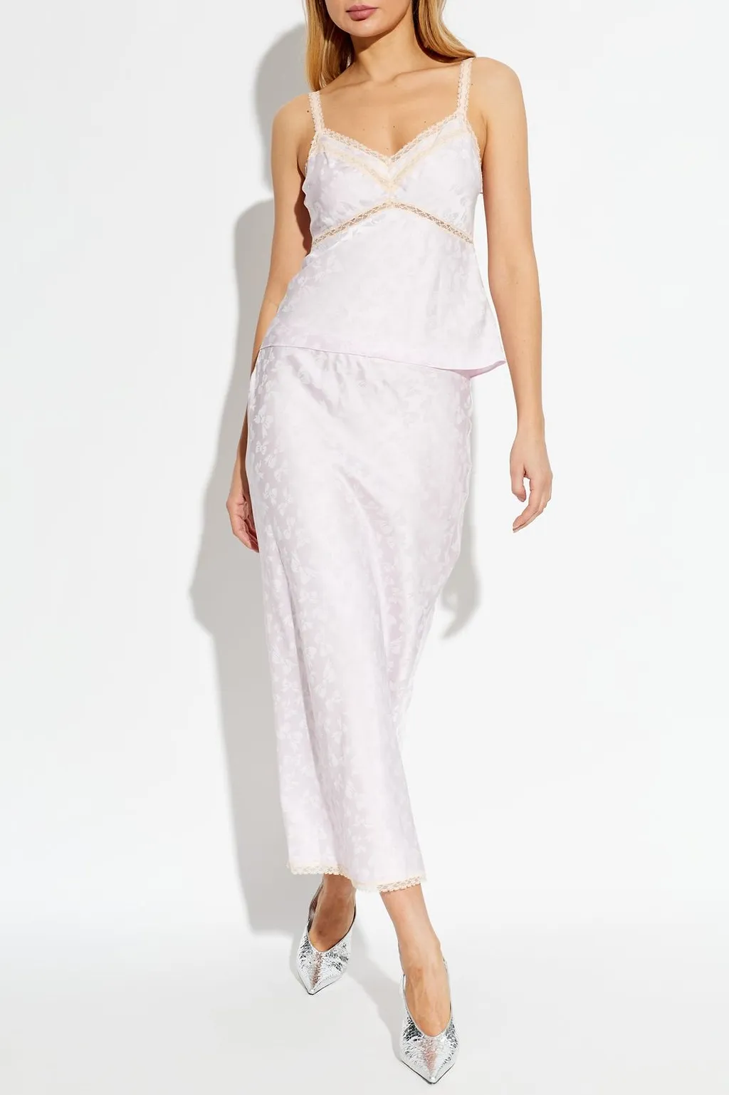 Lirena Lace Trim Camisole Top