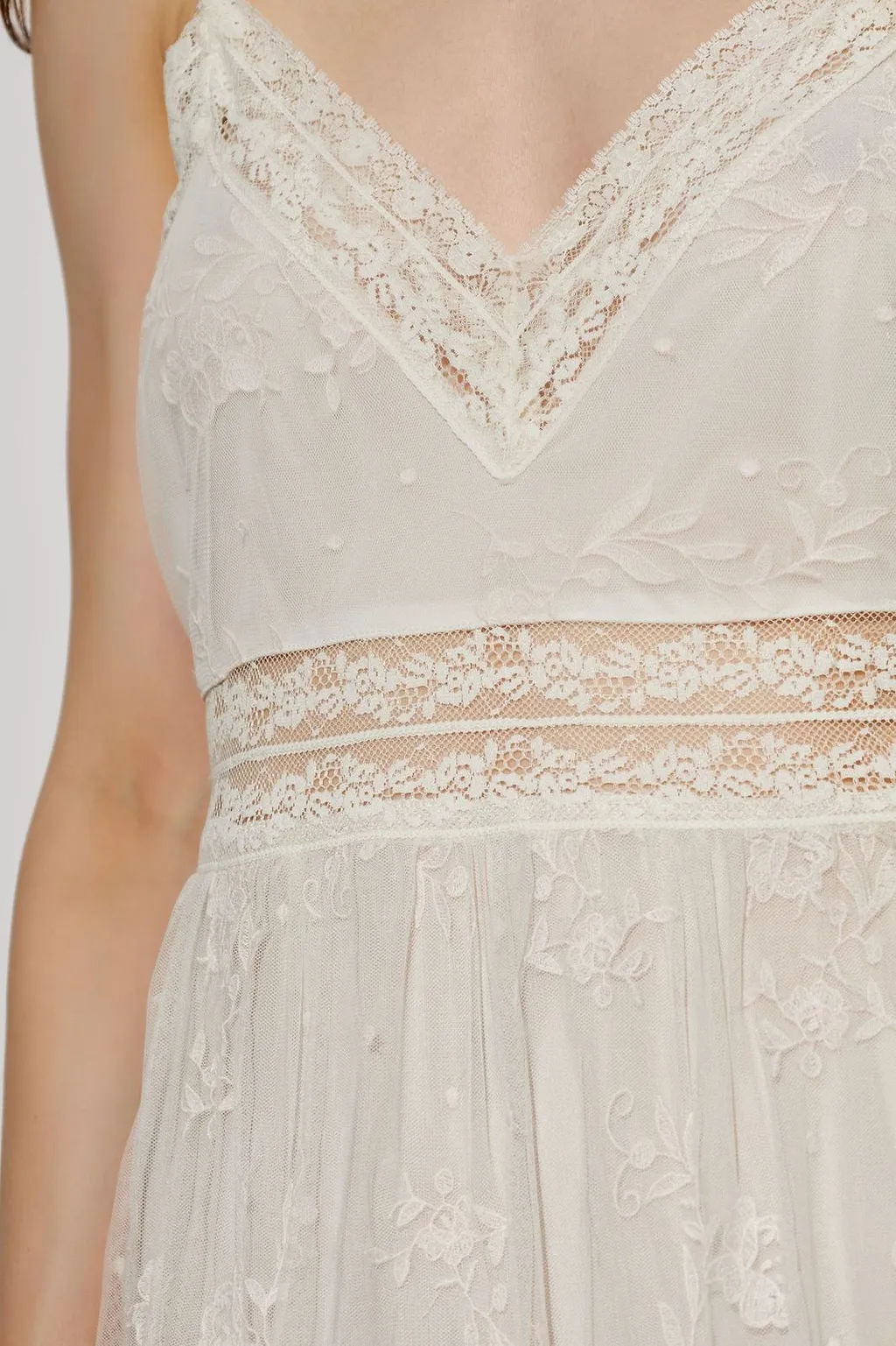 Loveshackfancy Valmy Lace Maxi Dress