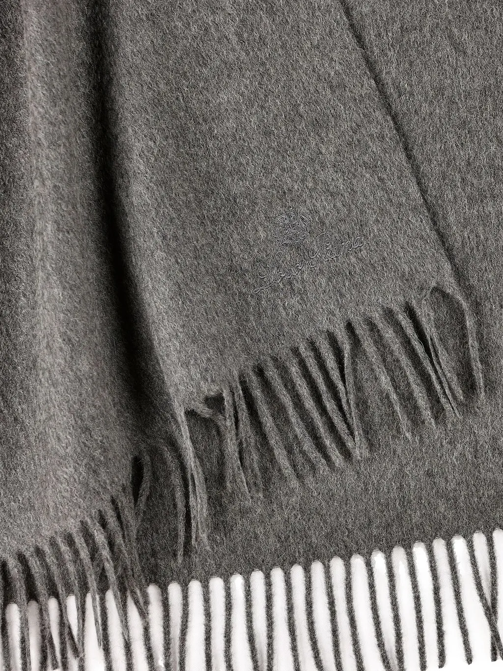 Loro Piana Grande Unita Fringed-Edge Scarf