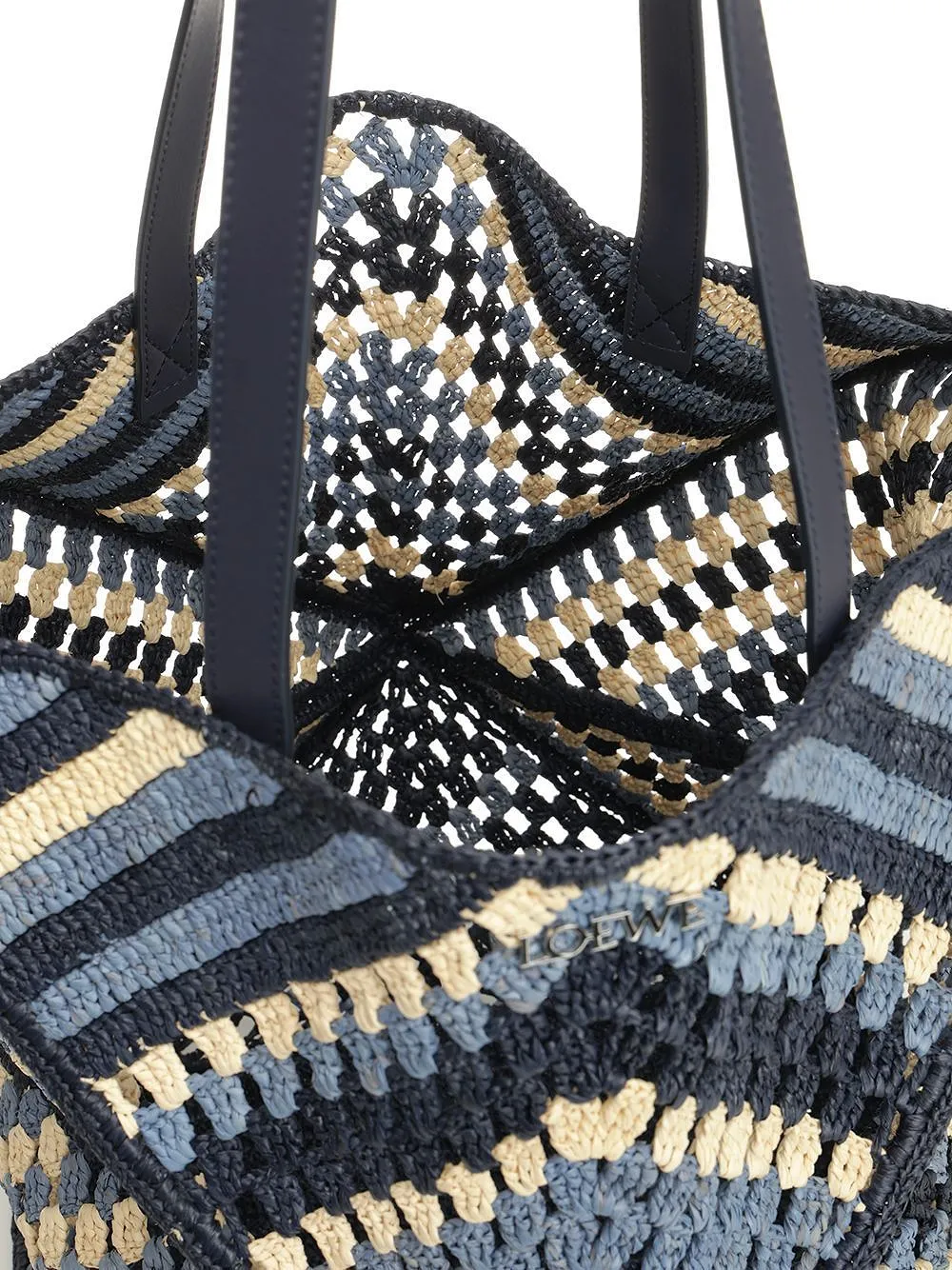 Loewe Puzzle Fold Xl Crochet Tote Bag