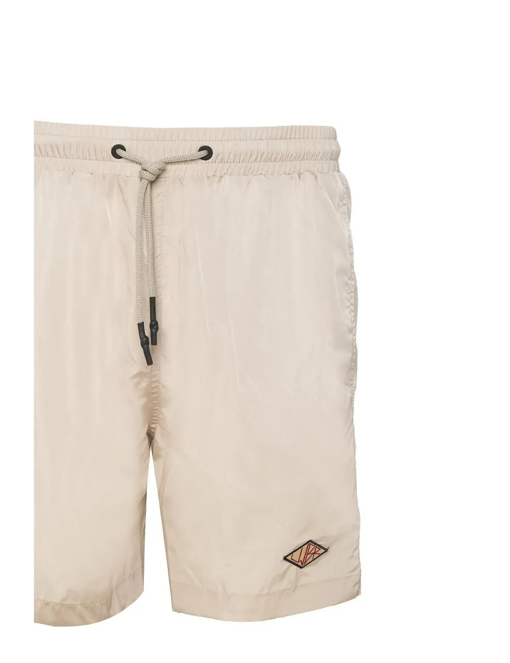 Logo Patch Drawstring Swim Shorts