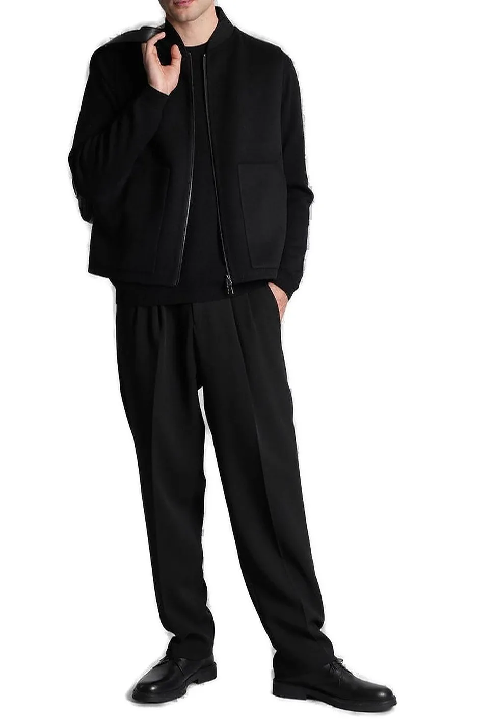 Patch Pockets Zipped Vest