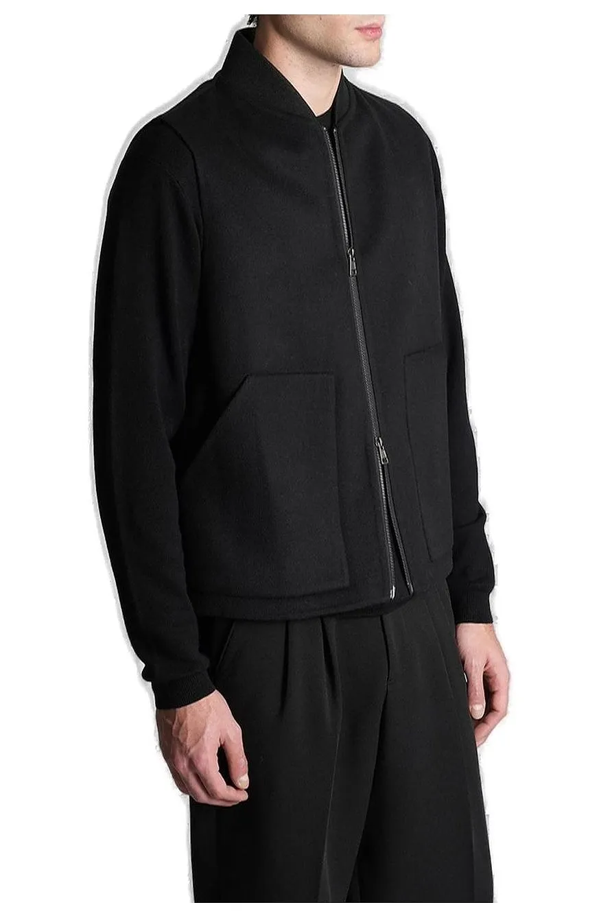 Patch Pockets Zipped Vest