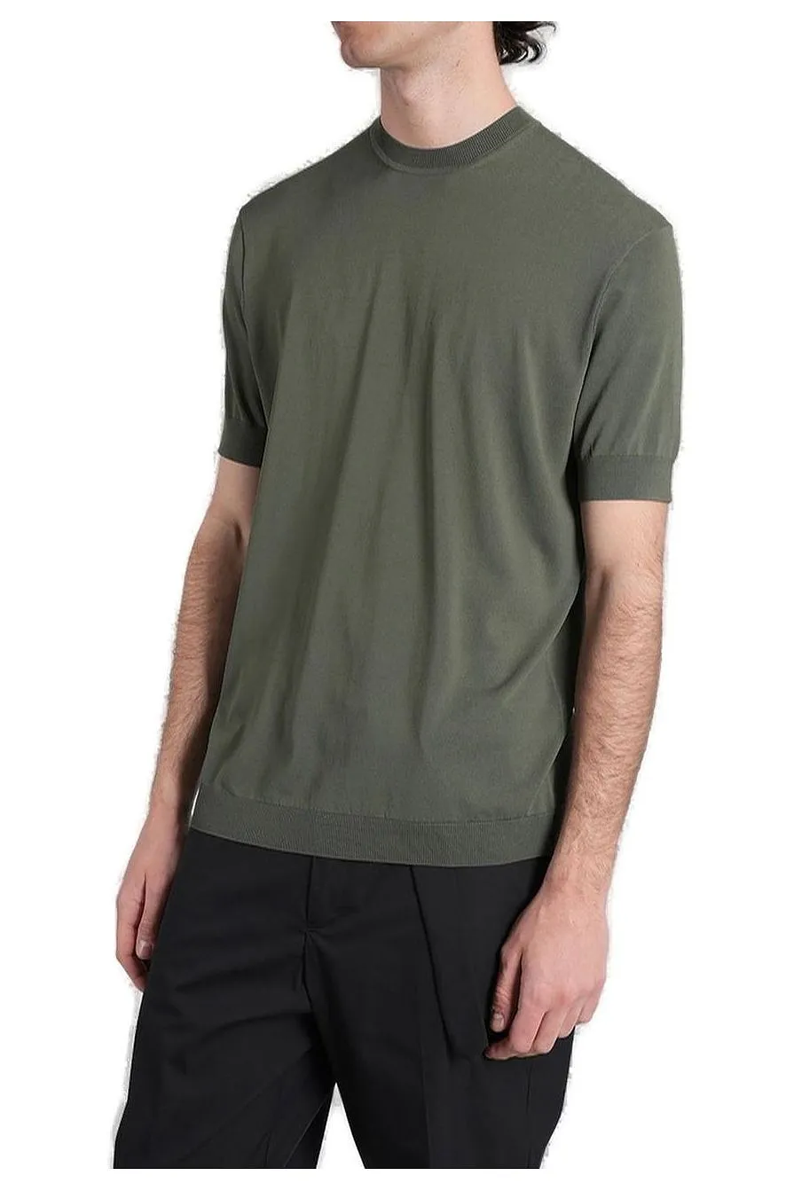 Low Brand Short Sleeved Knitted T-Shirt
