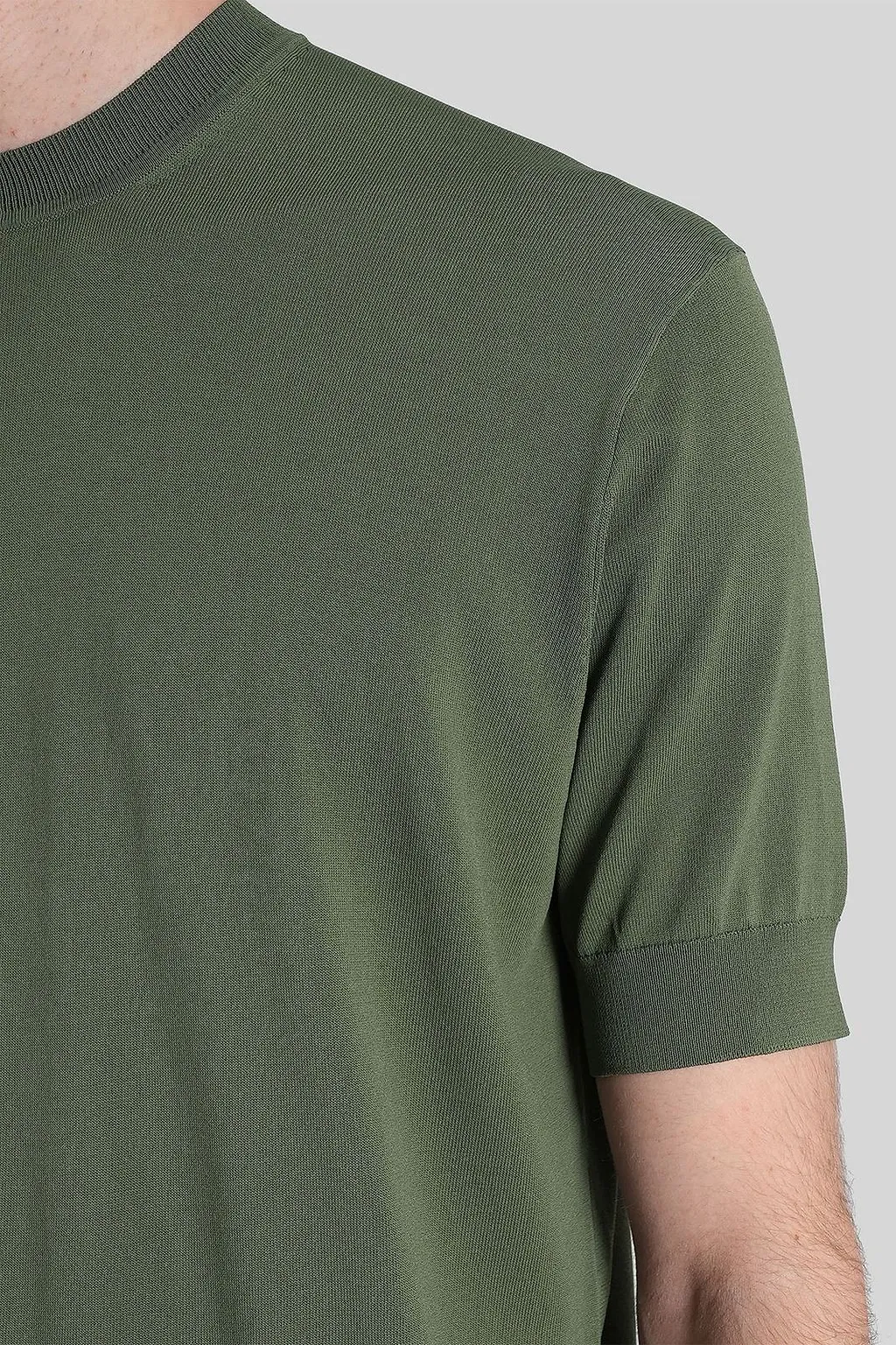 Low Brand Short Sleeved Knitted T-Shirt