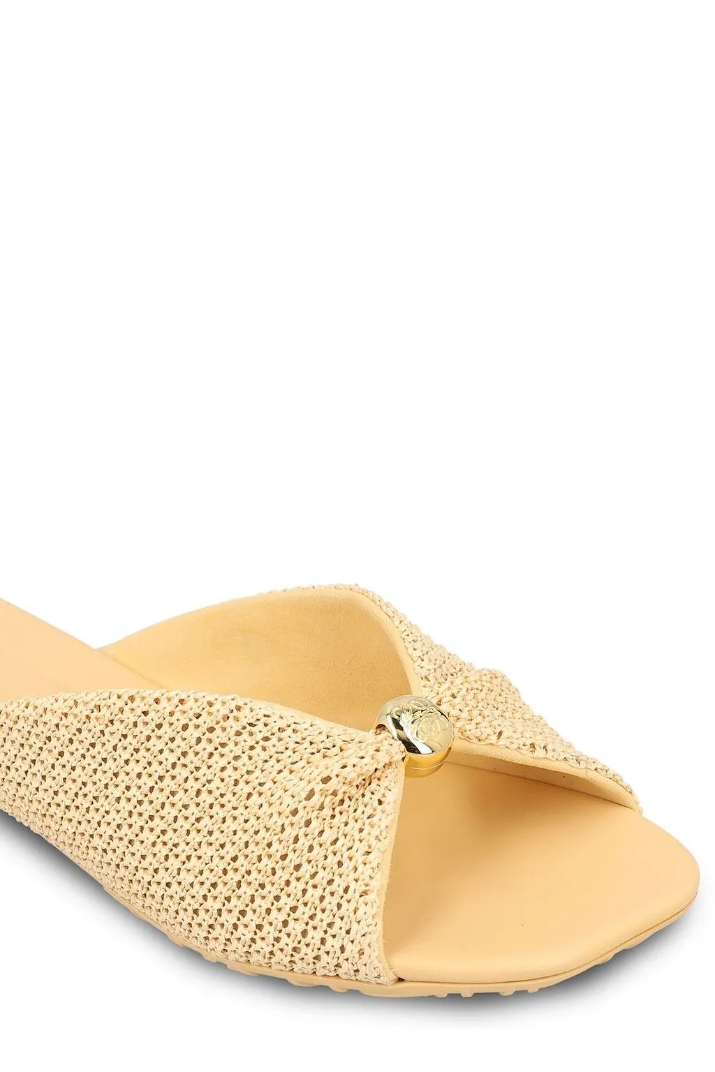 Loewe Slip-On Raffia-Effect Sandals