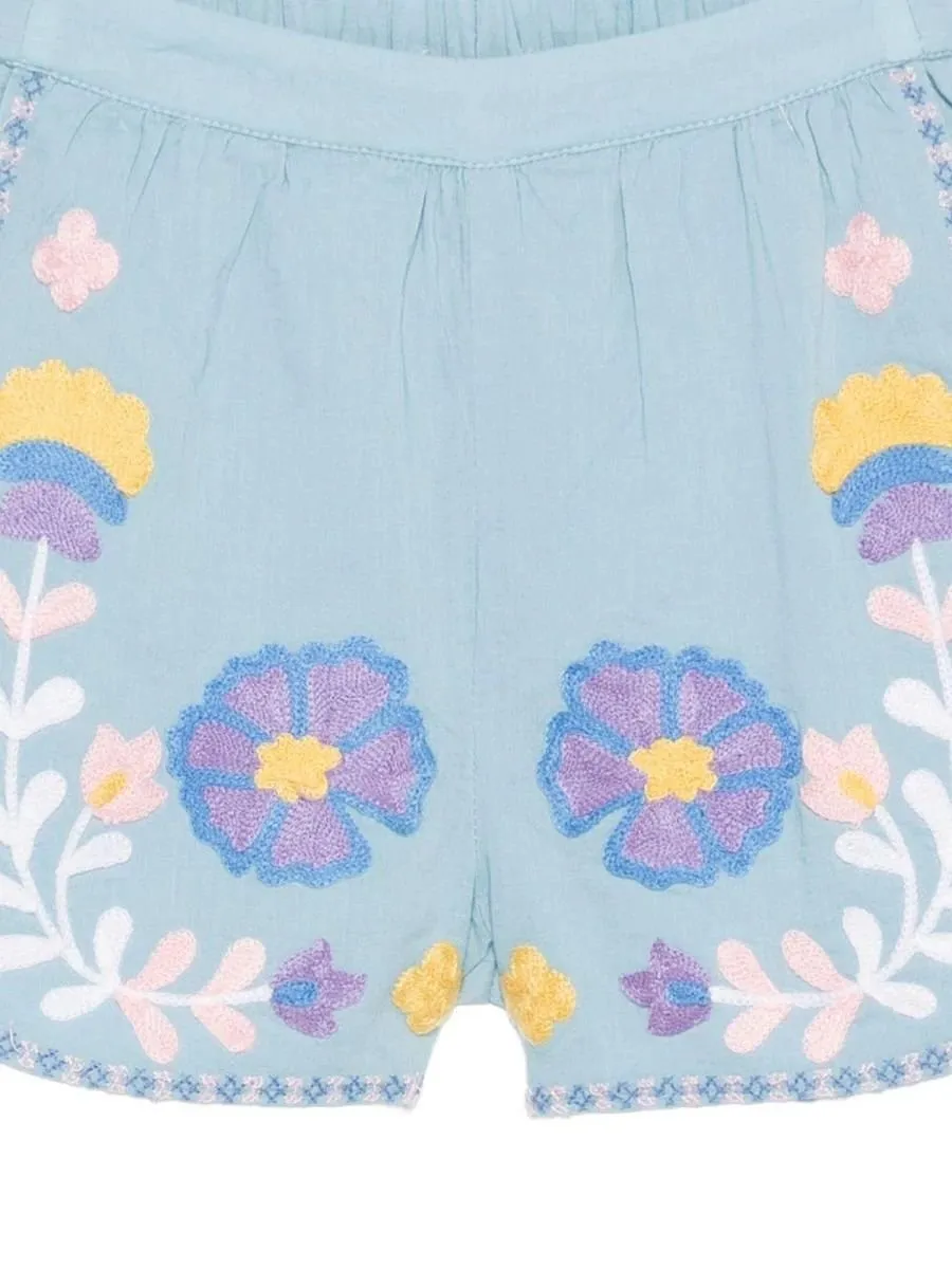 Louise Misha Maiwen Embroidered Shorts