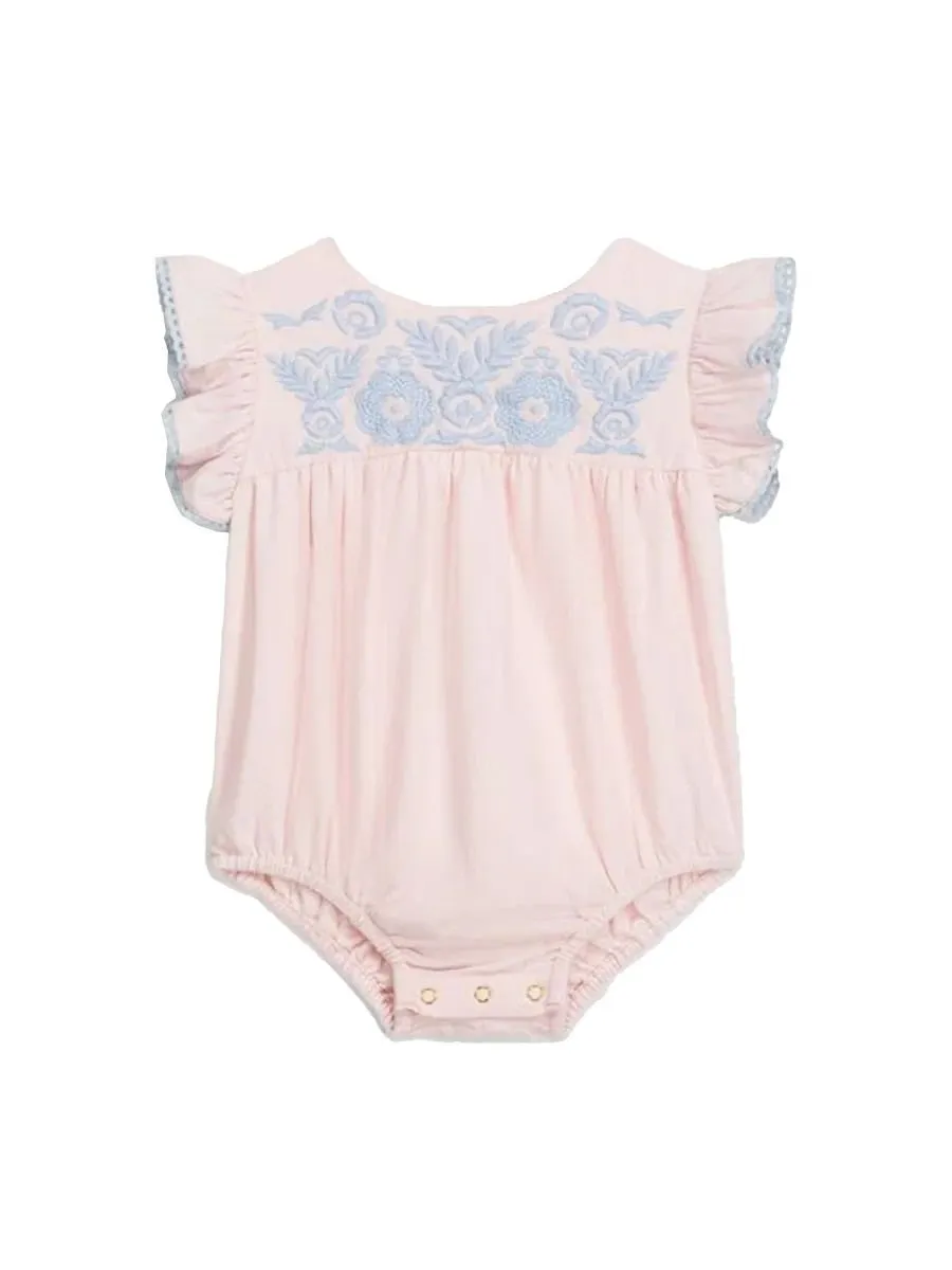 Nusha Embroidered Baby Romper