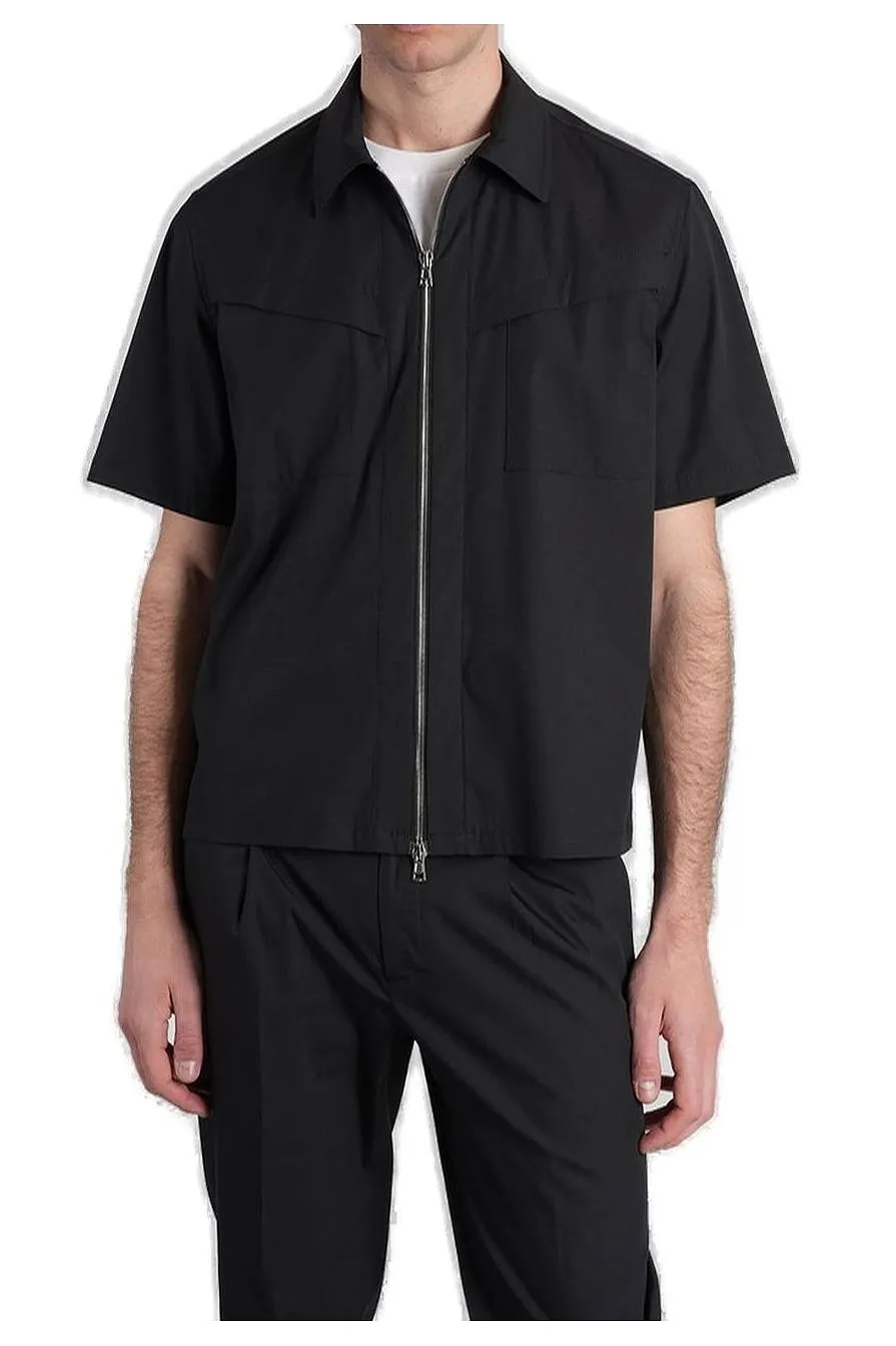 Zipped Short Sleeved Shirt
