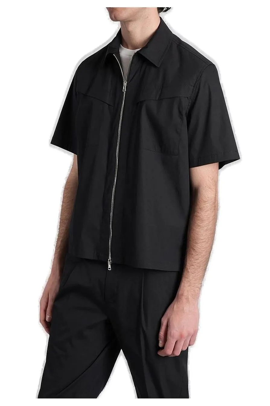 Zipped Short Sleeved Shirt