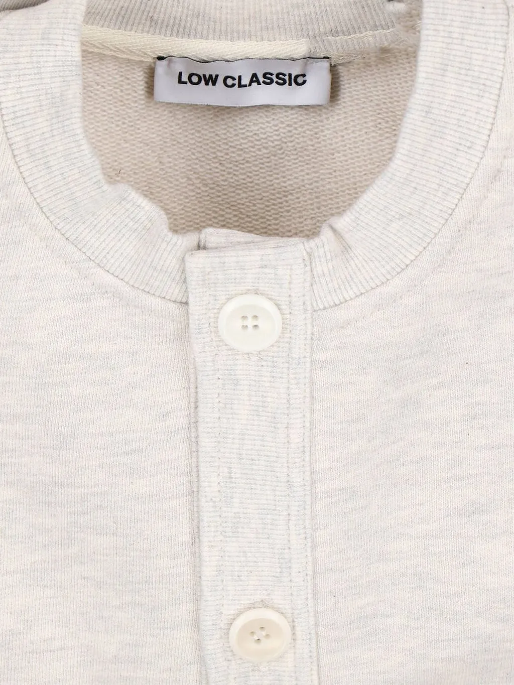 Low Classic Button-Up Sweater