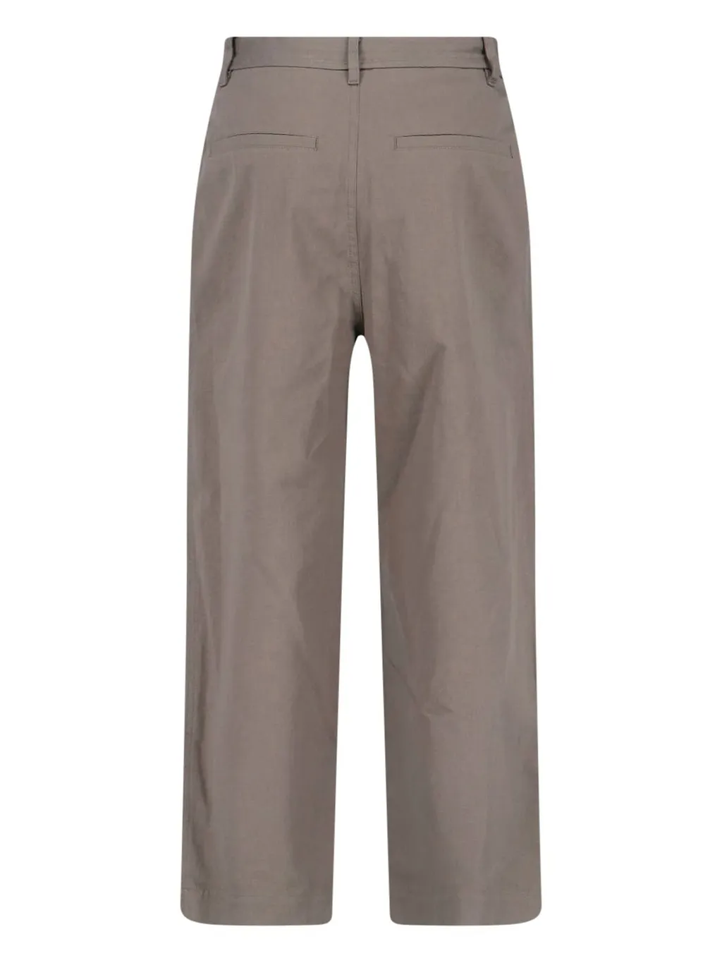 Pleated Straight-Leg Pants