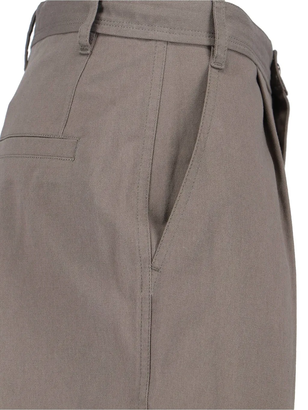 Pleated Straight-Leg Pants