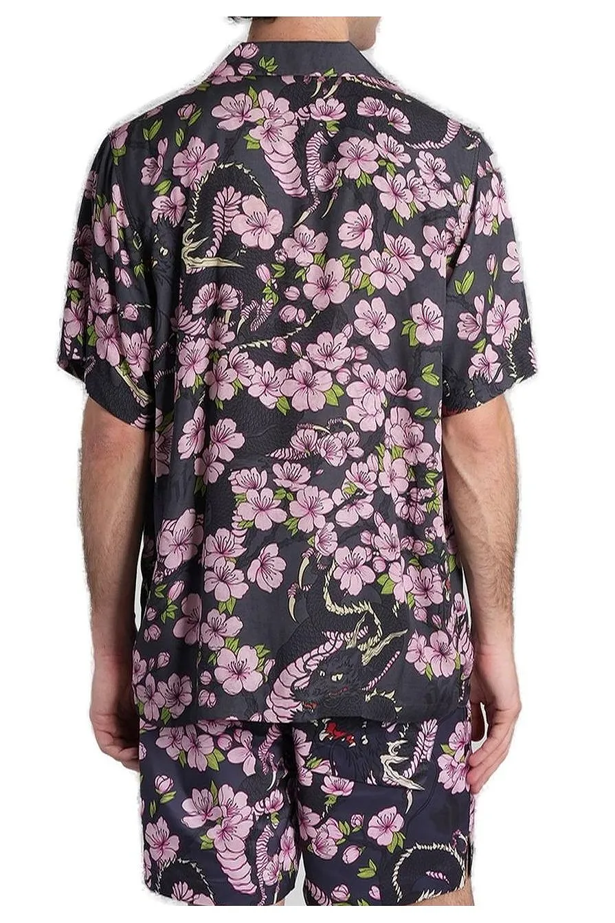 Maharishi 7359 Sakura Camp Collar Shirt