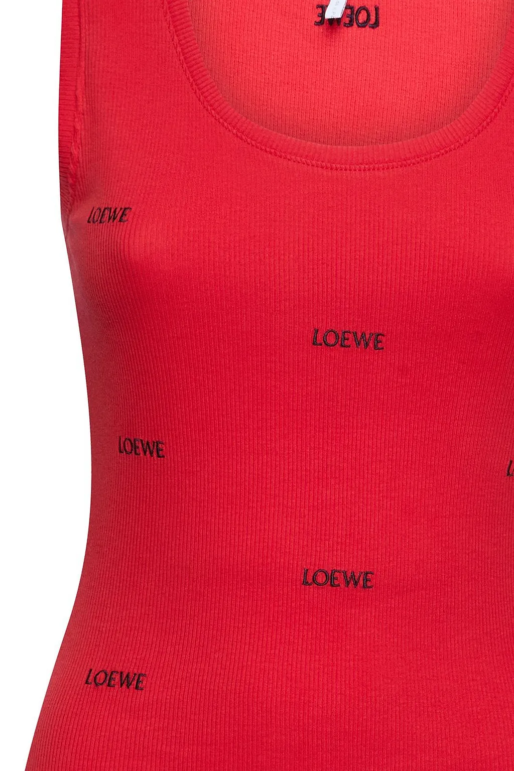Loewe Logo Ribbed Tank Top