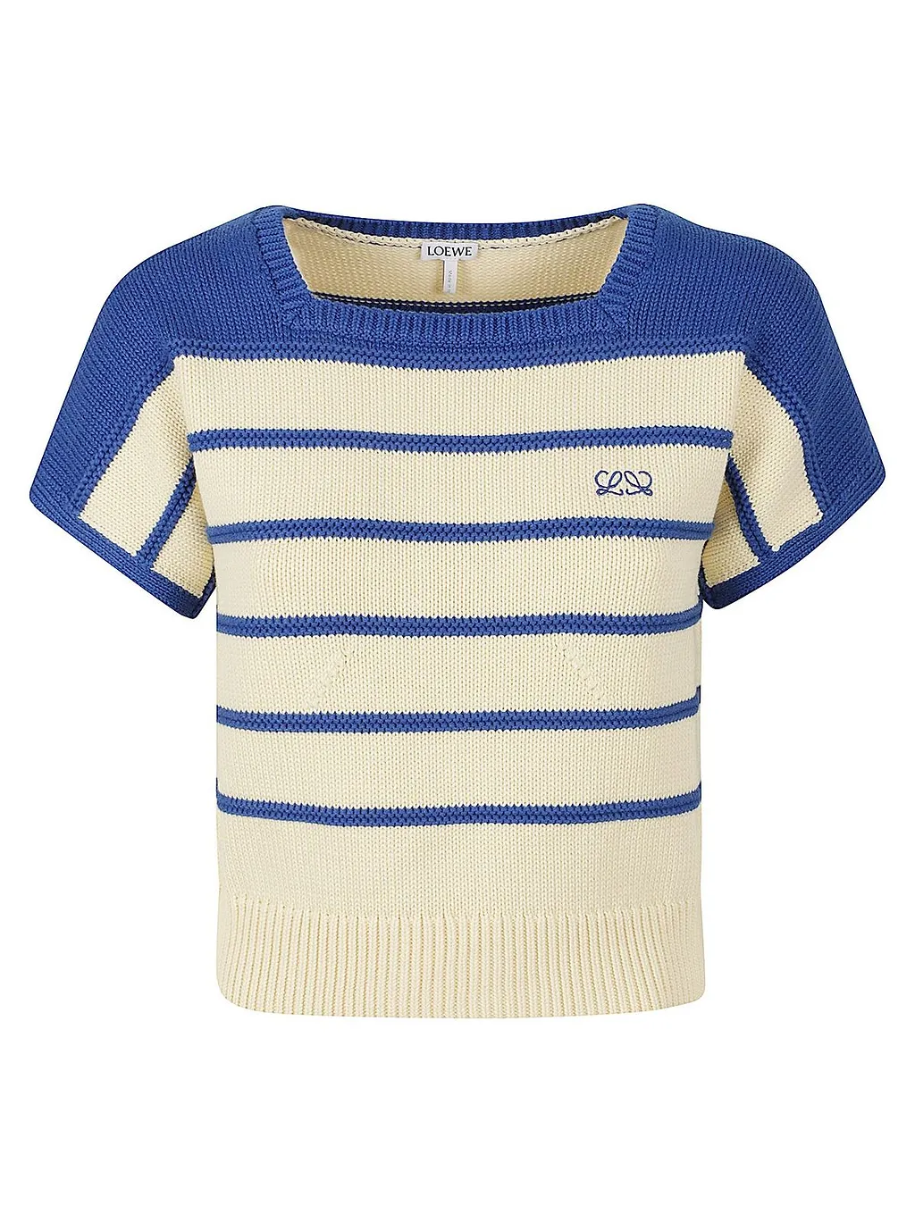 Loewe Striped Cropped Knitted Top