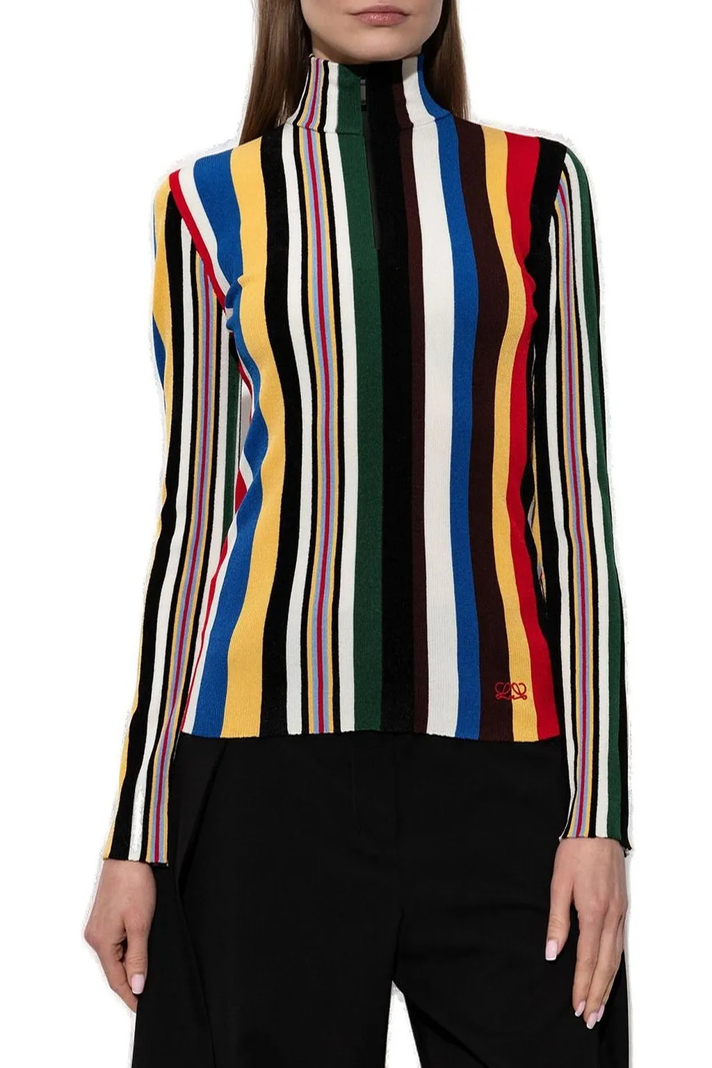 Loewe Striped Turtleneck Top
