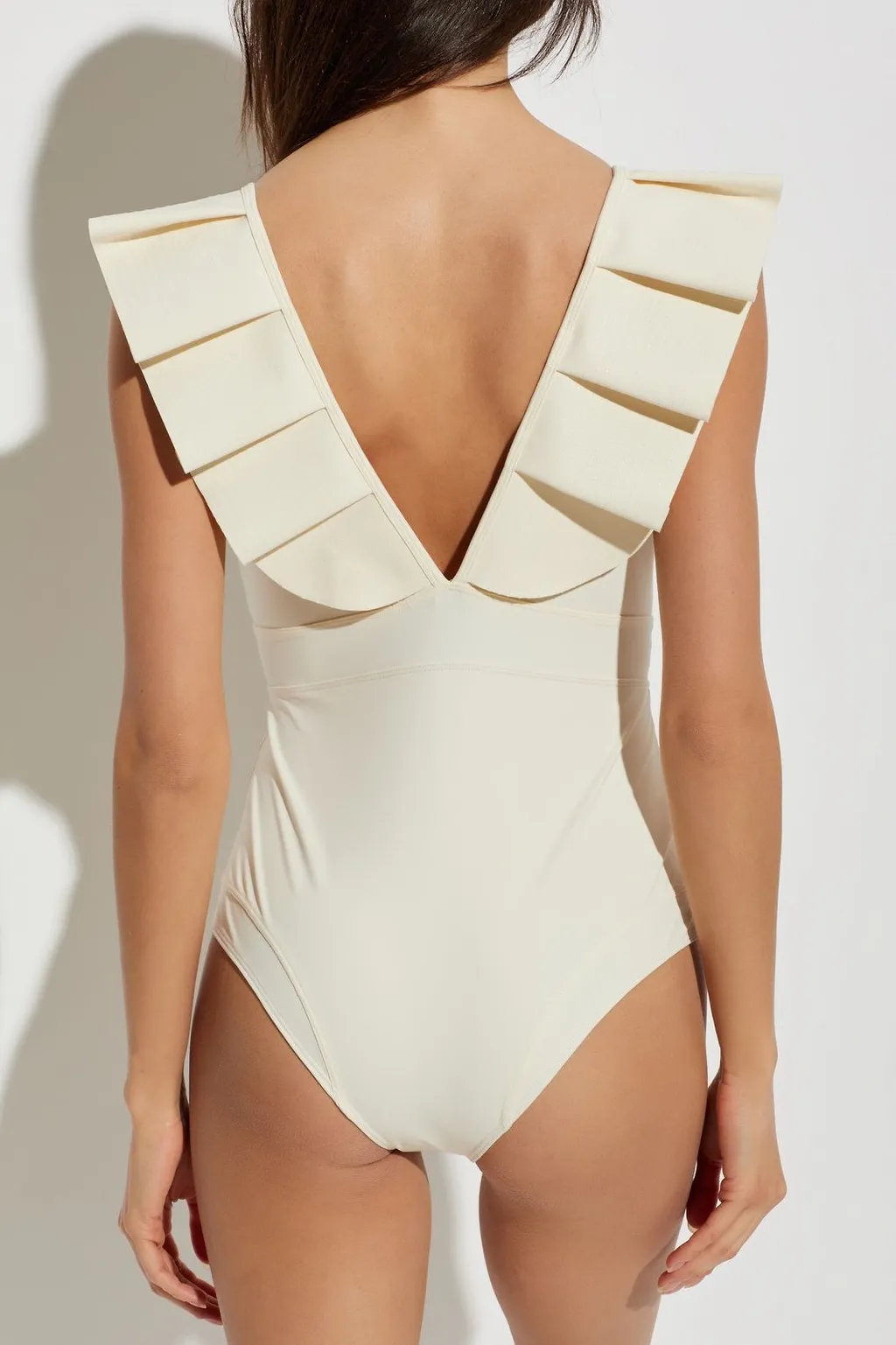 Maiô Paris Isabela Ruffled One-Piece Swimsuit