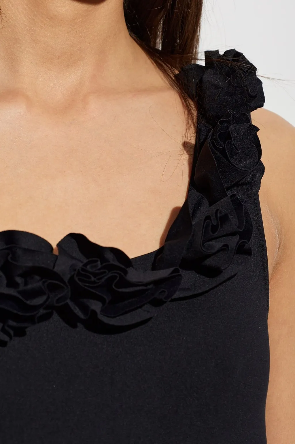 Maiô Paris Cosmos One-Shoulder Ruffle Swimsuit
