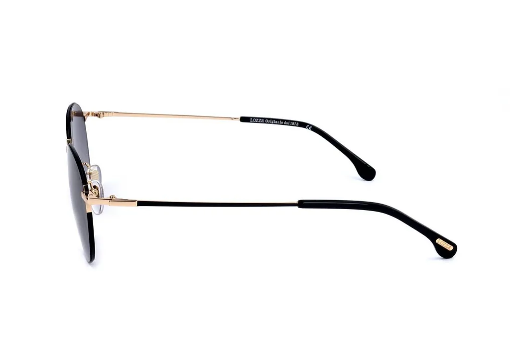 Lozza Round Rimless Sunglasses