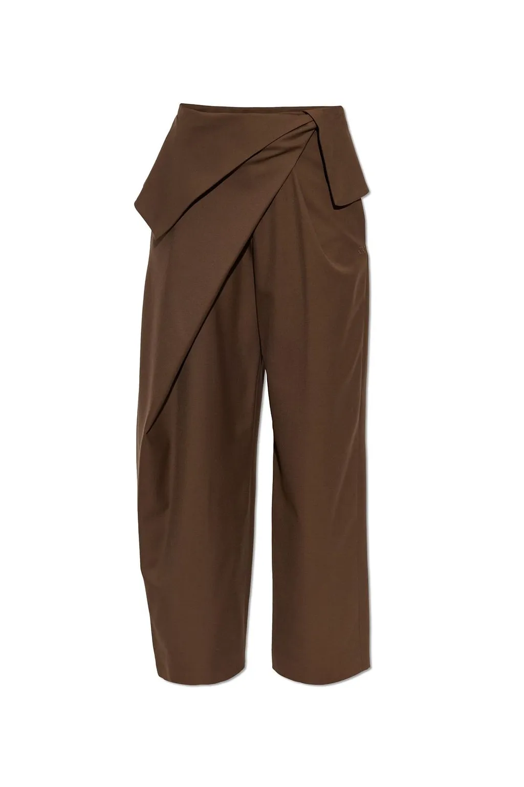 Loewe Wide-Leg Draped Trousers