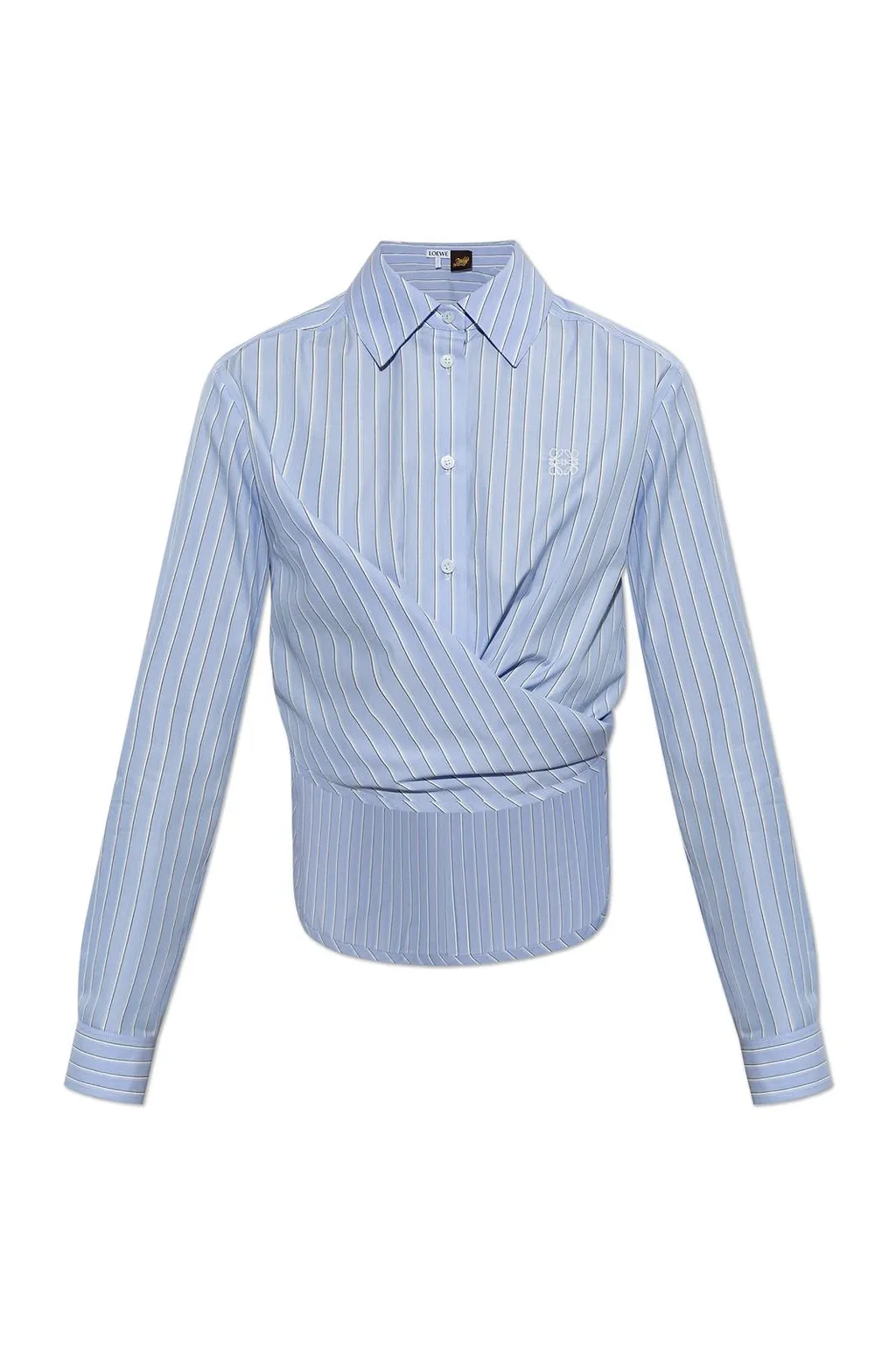 Loewe Wrap-Tie Striped Shirt