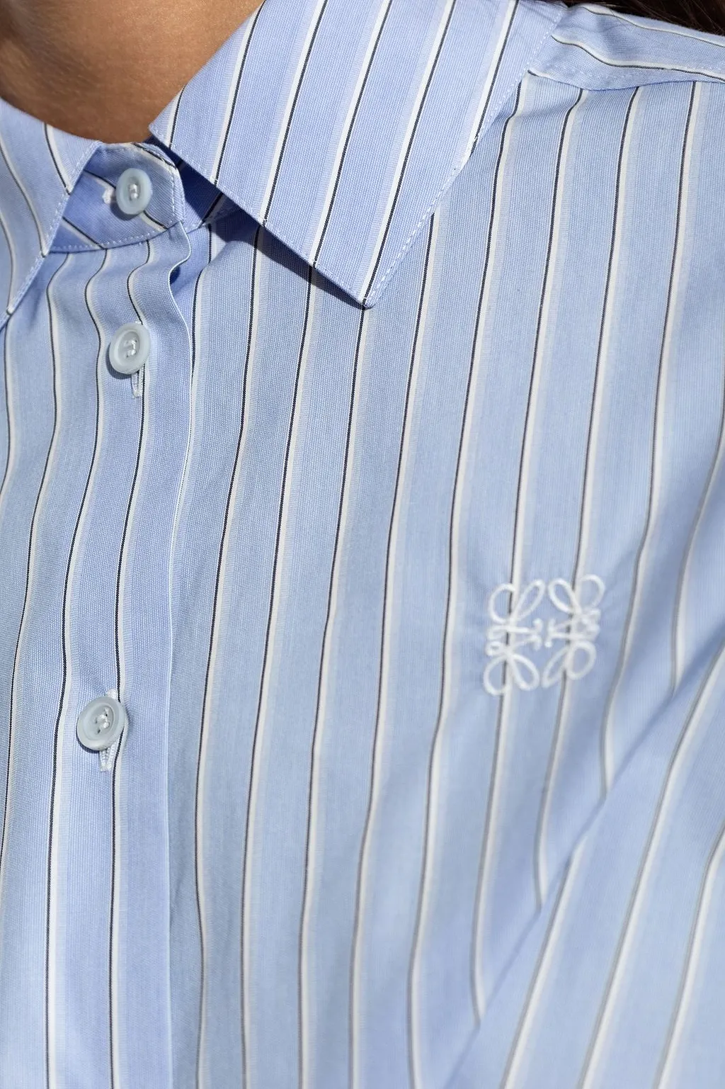 Loewe Wrap-Tie Striped Shirt