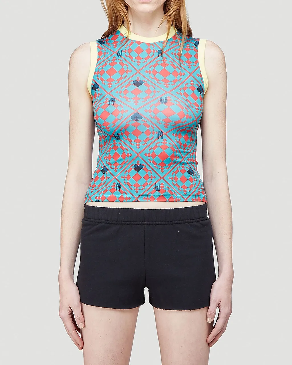 Knitted Muscle Beach Sleeveless Top