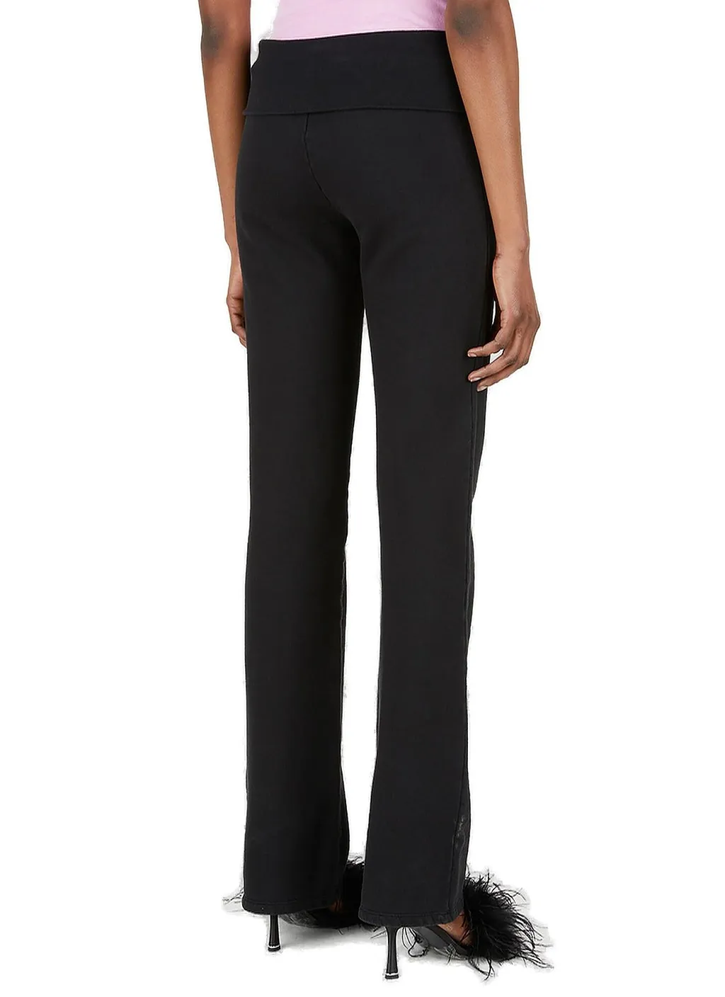 Maisie Wilen Pop Logo Printed Straight-Leg Track Pants