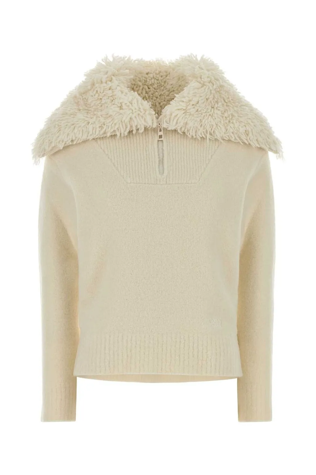 Loewe Zip-Up Hooded Sweater