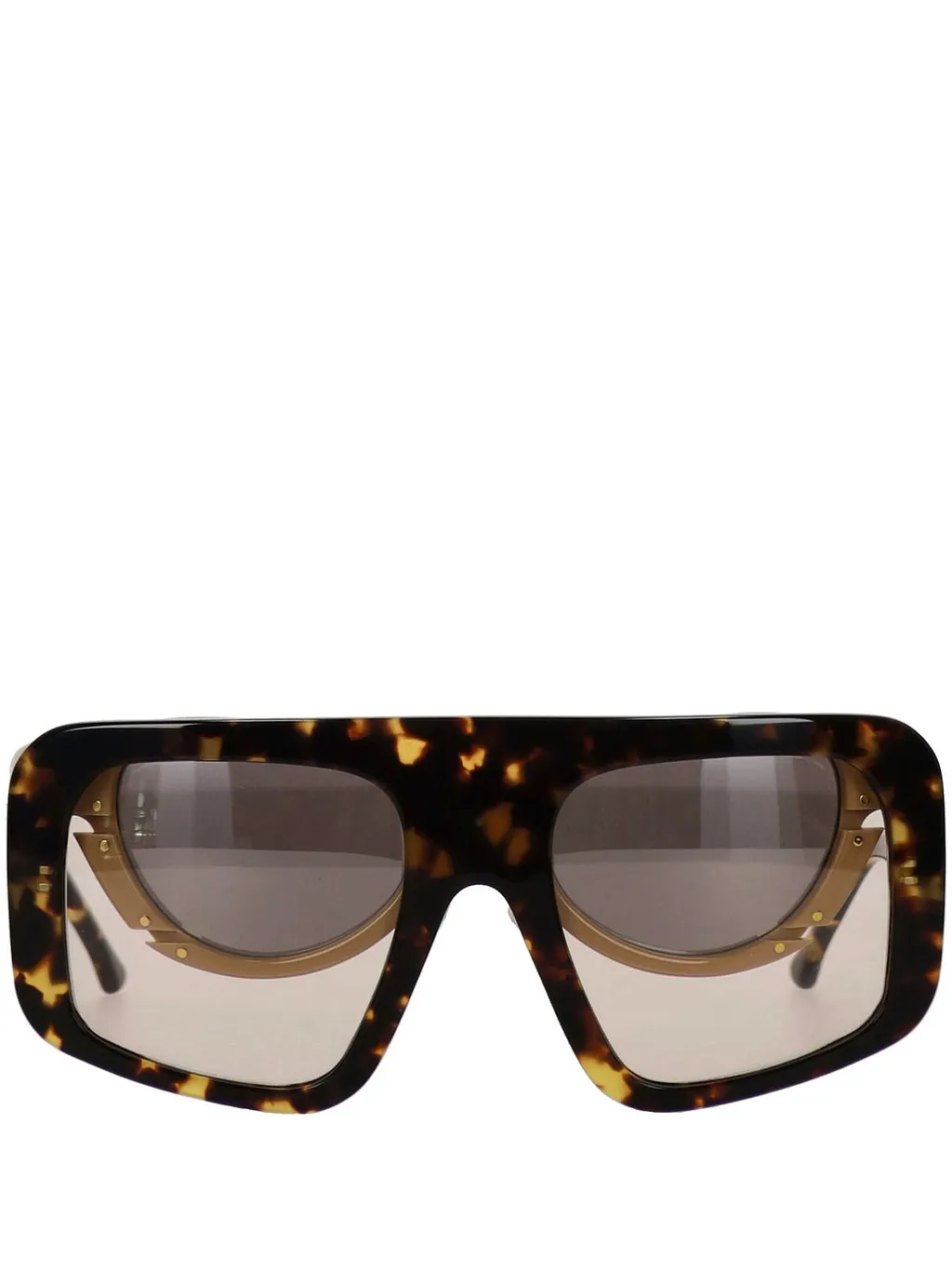Luar Shield Frame Layered Sunglasses