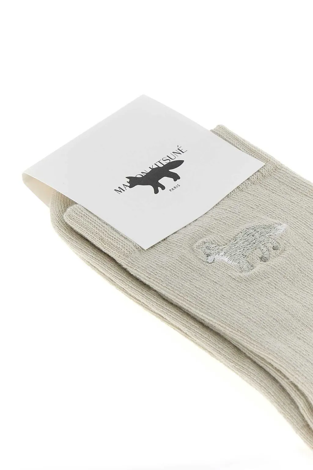 Maison Kitsuné Baby Fox Ribbed Socks