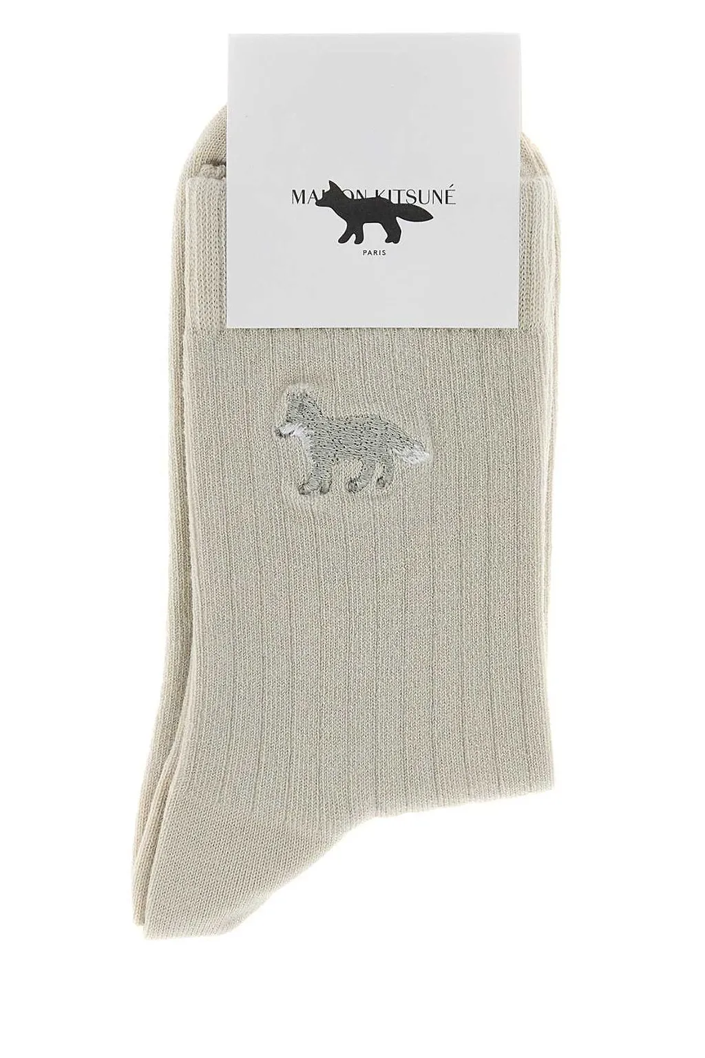 Maison Kitsuné Baby Fox Ribbed Socks