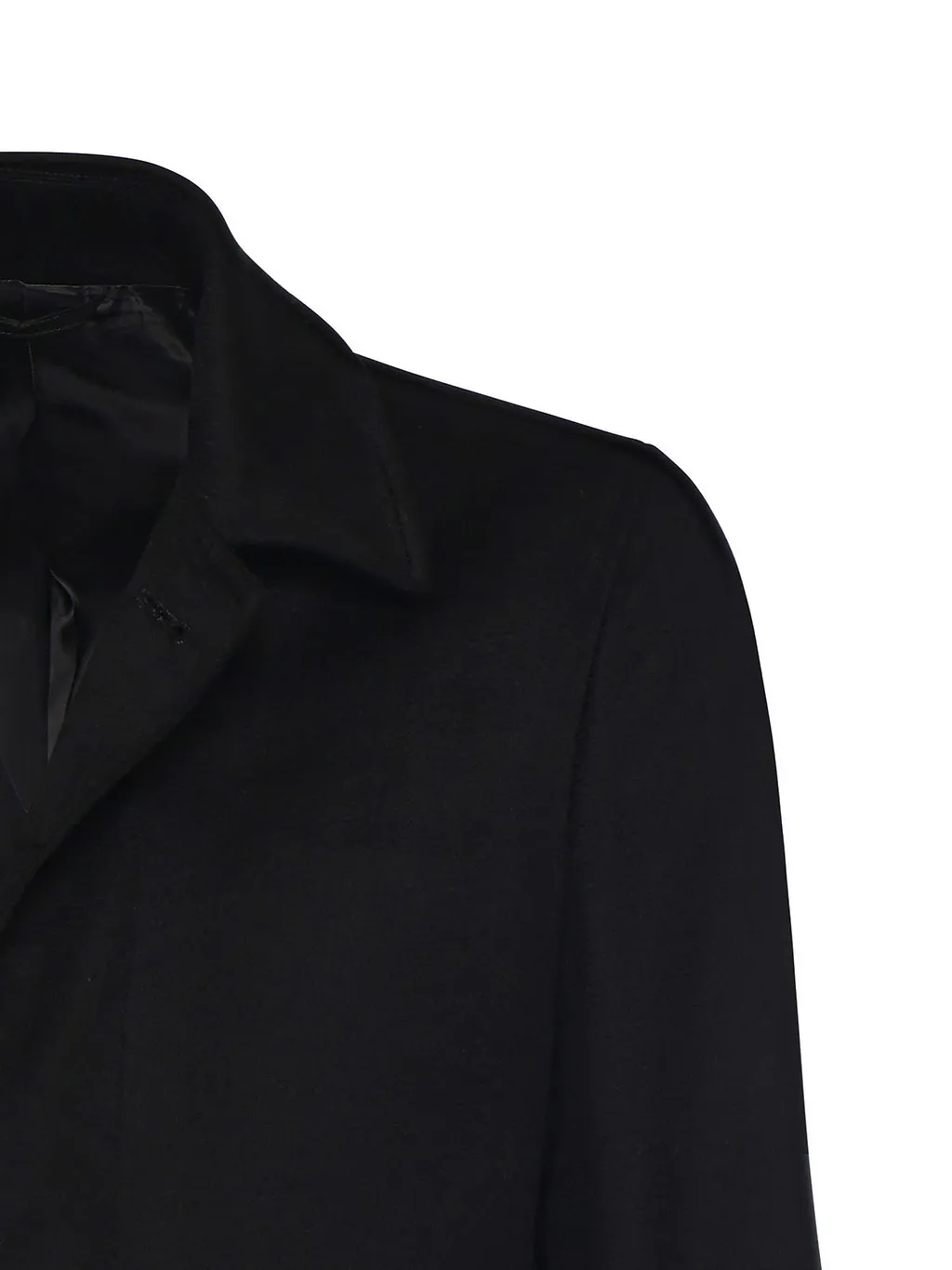 Luigi Bianchi Concealed-Placket Cashmere Coat