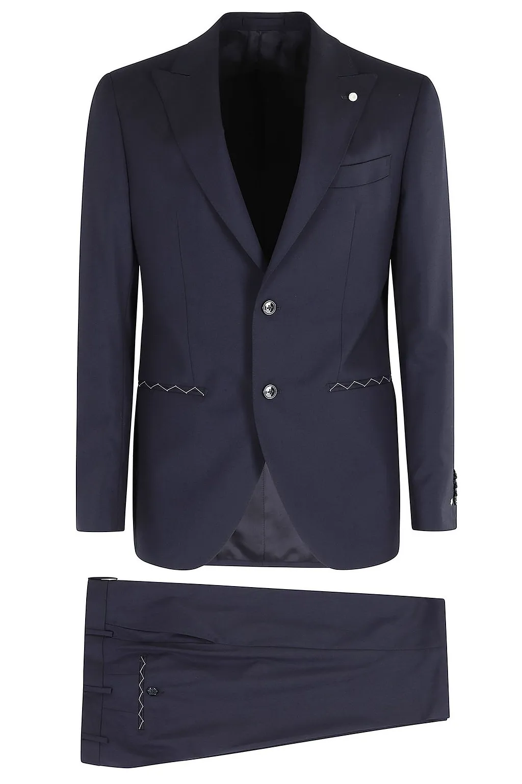 Luigi Bianchi Notched-Lapel Two-Button Suit
