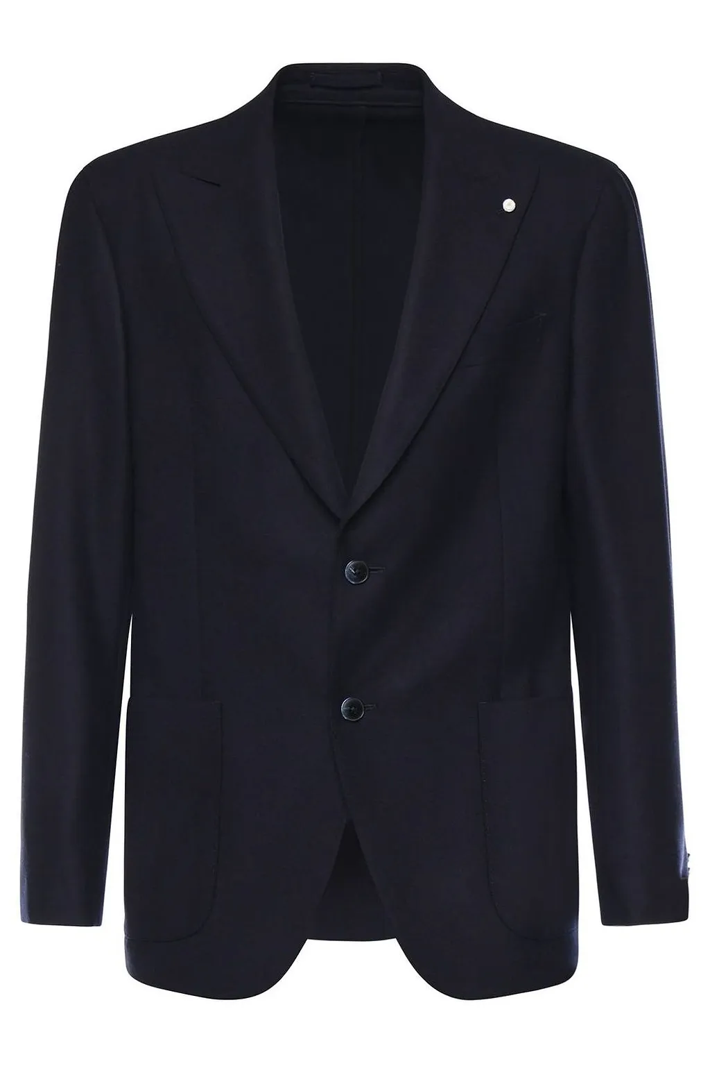 Luigi Bianchi Single-Breasted Peak-Lapel Blazer